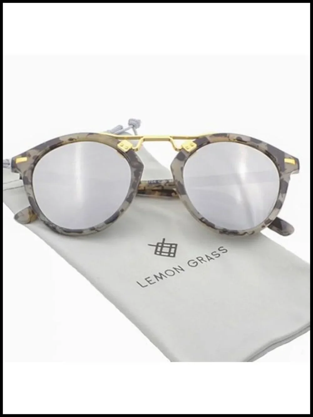 Retro Round Sunglasses – UV400 Protection, Plastic Frame, Gift